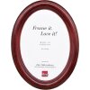 Cornice per foto ovale Effect HB 13x18 cm colore mahagoni