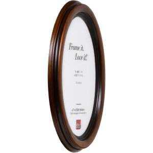Cornice per foto ovale Effect HB 15x20 cm nocciola