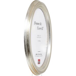 Cornice per foto ovale Effect HB 20x25 cm argento