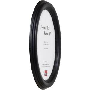 Cornice per foto ovale Effect HB 25x25 cm nera
