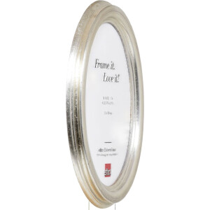 Cornice per foto ovale Effect HB 25x25 cm argento