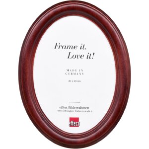 Cornice per foto ovale Effect profilo HB 30x40 cm mahagoni