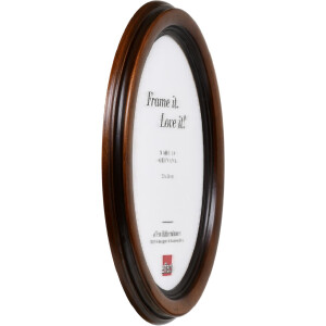 Cornice per foto ovale Effect Profilo HB 40x40 cm colore nocciola