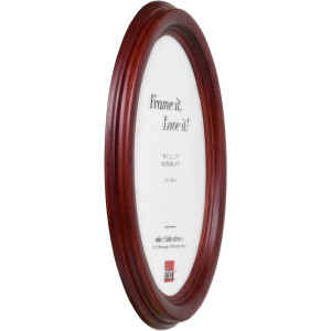 Cornice per foto ovale Effect Profilo HB 40x50 cm colore mahagoni