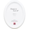Cornice per foto ovale Effect HB 50x60 cm bianca