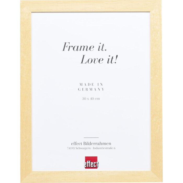 Telaio in legno Efffect profilo 55 jersey telaio 70x100 cm vetro naturale trasparente