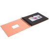 HNFD Album a spirale BULDANA corallo 23x17 cm 40 pagine nere