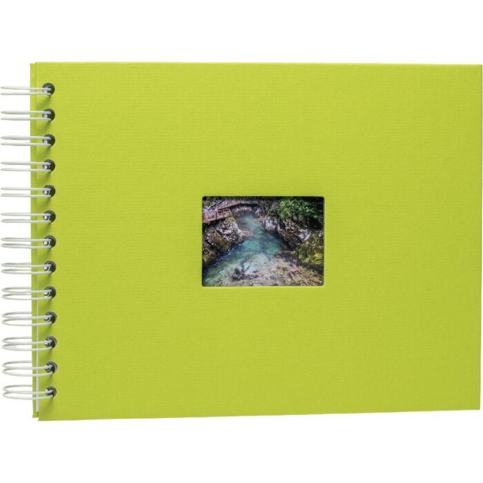 HNFD Album a spirale BULDANA maggio verde 23x17 cm 40 pagine bianche
