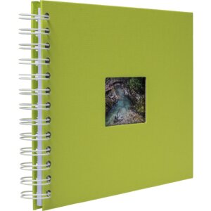 HNFD Album a spirale BULDANA maggio verde 23x17 cm 40 pagine bianche