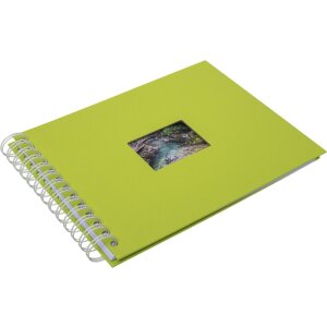 HNFD Album a spirale BULDANA maggio verde 23x17 cm 40 pagine bianche