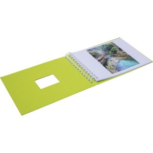 HNFD Album a spirale BULDANA maggio verde 23x17 cm 40 pagine bianche