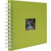 HNFD Album a spirale BULDANA maggio verde 23x17 cm 40 pagine bianche