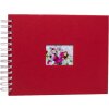HNFD Album a spirale BULDANA rosso 23x17 cm 40 pagine bianche
