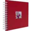 HNFD Album a spirale BULDANA rosso 23x17 cm 40 pagine bianche