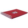 HNFD Album a spirale BULDANA rosso 23x17 cm 40 pagine bianche