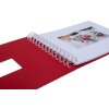 HNFD Album a spirale BULDANA rosso 23x17 cm 40 pagine bianche