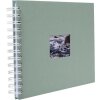 HNFD Album a spirale BULDANA eucalipto 23x17 cm 40 pagine bianche