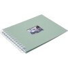 HNFD Album a spirale BULDANA eucalipto 23x17 cm 40 pagine bianche