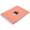 HNFD album a spirale BULDANA corallo 23x17 cm 40 pagine bianche