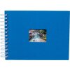 HNFD Album a spirale BULDANA acciaio blu 23x17 cm 40 pagine bianche