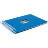 HNFD Album a spirale BULDANA acciaio blu 23x17 cm 40 pagine bianche