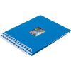 HNFD Album a spirale BULDANA acciaio blu 23x17 cm 40 pagine bianche