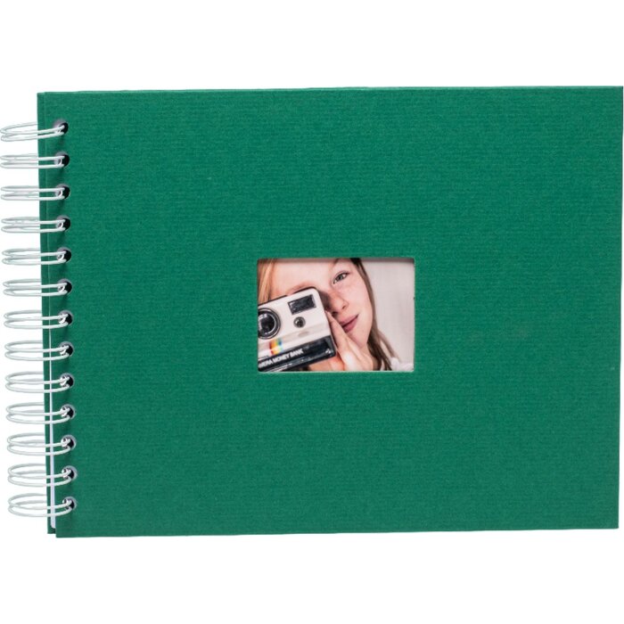 HNFD Album a spirale BULDANA abete verde 23x17 cm 40 pagine bianche