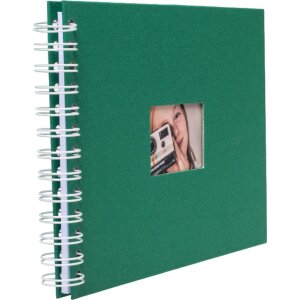 HNFD Album a spirale BULDANA abete verde 23x17 cm 40 pagine bianche