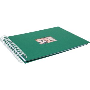 HNFD Album a spirale BULDANA abete verde 23x17 cm 40 pagine bianche
