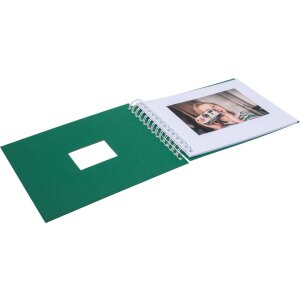 HNFD Album a spirale BULDANA abete verde 23x17 cm 40 pagine bianche