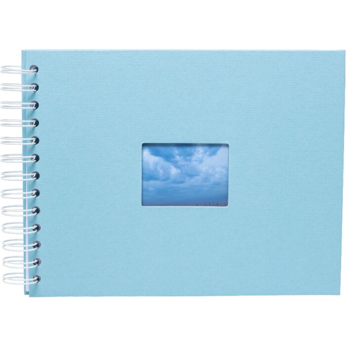 HNFD Album a spirale BULDANA aqua 23x17 cm 40 pagine bianche