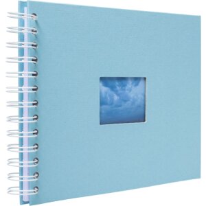HNFD Album a spirale BULDANA aqua 23x17 cm 40 pagine bianche