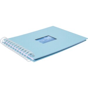 HNFD Album a spirale BULDANA aqua 23x17 cm 40 pagine bianche