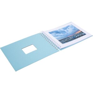 HNFD Album a spirale BULDANA aqua 23x17 cm 40 pagine bianche