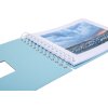 HNFD Album a spirale BULDANA aqua 23x17 cm 40 pagine bianche