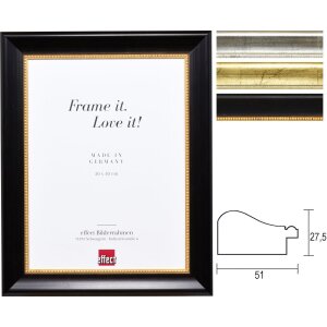 Effetto legno Profilo 95 Specchio da parete da 30x40 cm a...
