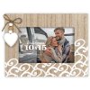 ZEP Portafoto in legno Luisa 10x15 cm a forma di croce marrone