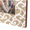 ZEP Portafoto in legno Luisa 10x15 cm a forma di croce marrone