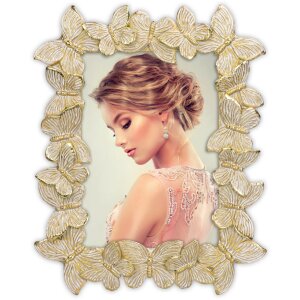 ZEP Cornice per ritratto Hirson oro 13x18 cm Farfalle