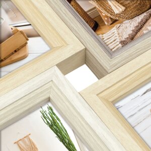 ZEP Cornice in legno Zara nature 6 foto 10x15 cm (47x32 cm)