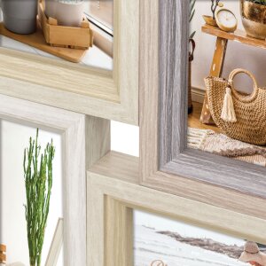 ZEP Cornice in legno Zara nature 6 foto 10x15 cm (47x32 cm)