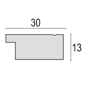 Cornice ZEP Polysterol Ischia Grigio 10x15 cm