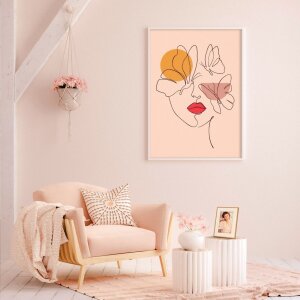 ZEP Cornice in legno Termoli crema 20x30 cm