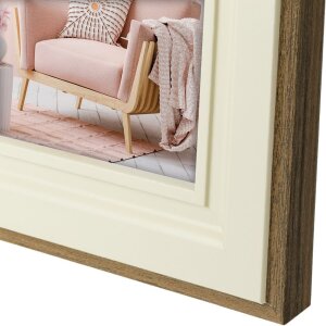 ZEP Cornice in legno Termoli crema 30x40 cm