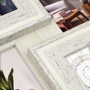 ZEP Cornice da galleria in legno Salemi 4 foto 10x10 cm e 10x15 cm (36x38 cm)