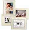 ZEP Cornice da galleria in legno Salemi 4 foto 10x10 cm e 10x15 cm (36x38 cm)