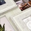 ZEP Cornice da galleria in legno Salemi 4 foto 10x10 cm e 10x15 cm (36x38 cm)
