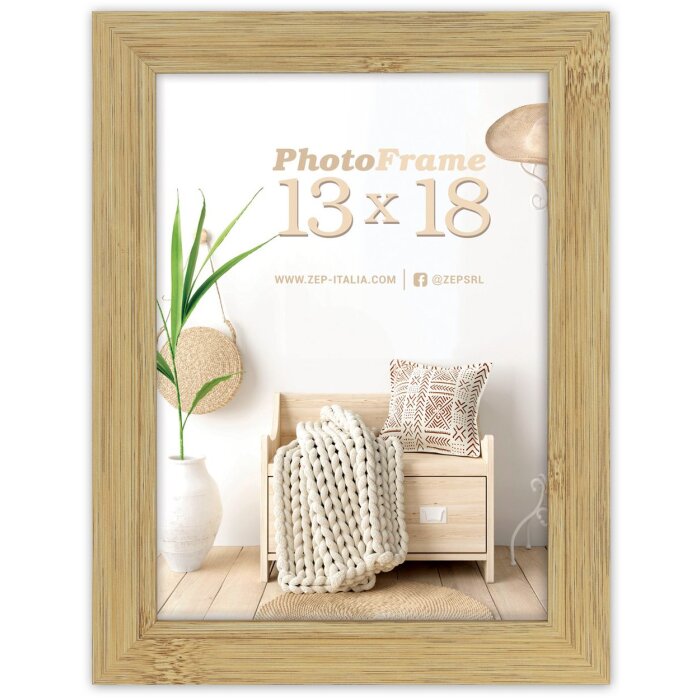 ZEP Cornice di legno Xian naturale 20x25 cm