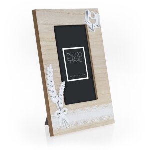 ZEP Cornice per foto in legno Ginevra Brown 10x15 cm Cornice per foto di comunione