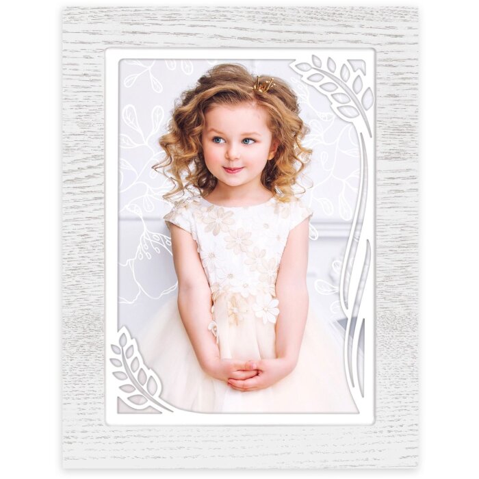 ZEP Cornice per foto in legno Eveline 13x18 cm Cornice per occasioni bianche
